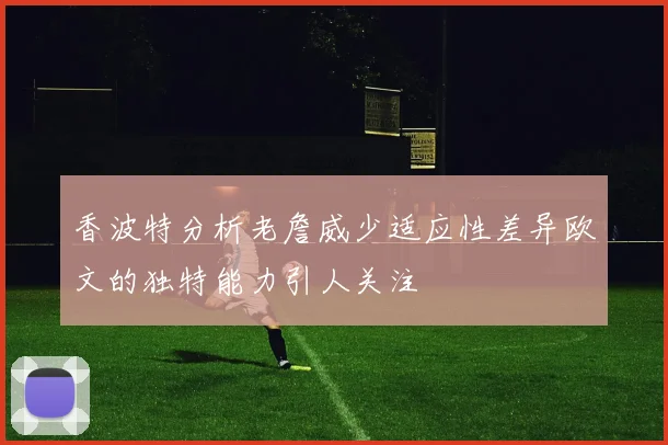 香波特分析老詹威少适应性差异欧文的独特能力引人关注